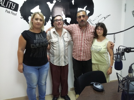 Carmen José, Francisco, Antonio y Sonia, hablaron de la escolarización de los niños con discapacidad intelectual